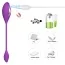 Симулятор орального секса с виброяйцом 2 in 1 Clit Sucker Massager PL-VR293, фиолетовый - Фото №7