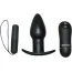 Анальна пробка з вібрацією Anal Fantasy Collection Remote Control Silicone Plug, чорна - Фото №3