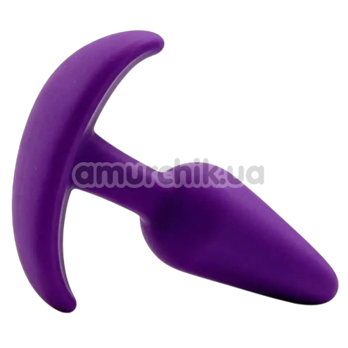Анальна пробка Alume Silicone Anchor Plug S, фіолетова