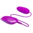 Виброяйцо Desirable Flirt Naughty Egg, фиолетовое - Фото №3