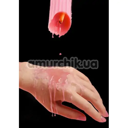 Свеча Upko Low Temperature Wax Candle, бордовая
