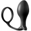 Ерекційне кільце зі стимулятором простати Anal Fantasy Collection Ass - Gasm Cockring Advanced Plug L, чорне - Фото №1