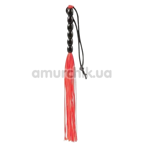 Флоггер DS Fetish Mini Flogger Balls, красный