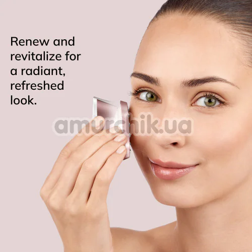 Микротоковый LED-излучатель для восстановления кожи лица Geske Anti-Aging Skin Renewer Metallic 9 in 1, кремовый