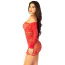 Сукня Leg Avenue Seamless Off The Shoulder Mini Dress, червона - Фото №2