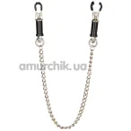 Зажимы для сосков Nipple Play Superior Nipple Clamps, серебряные - Фото №1