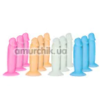 Набор фаллоимитаторов Addiction Silly Willy Glow in the Dark, светящийся в темноте - Фото №1