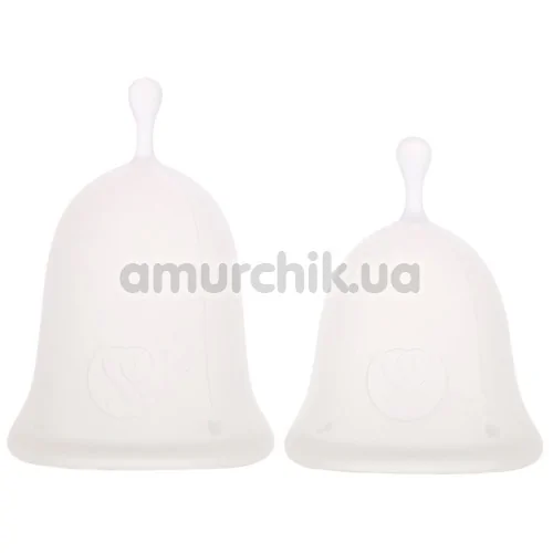 Набор из 2 менструальных чаш Jimmyjane Intimate Care Menstrual Cups, прозрачный
