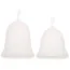 Набор из 2 менструальных чаш Jimmyjane Intimate Care Menstrual Cups, прозрачный - Фото №3