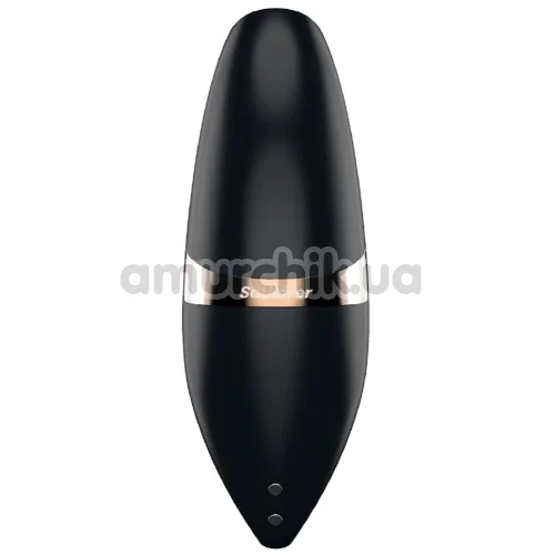 Симулятор орального секса для женщин Guilty Pleasure х Satisfyer Aura Pulse, черный