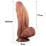 Фалоімітатор Dual-Layered Silicone Nature Cock LV411014, тілесний - Фото №2
