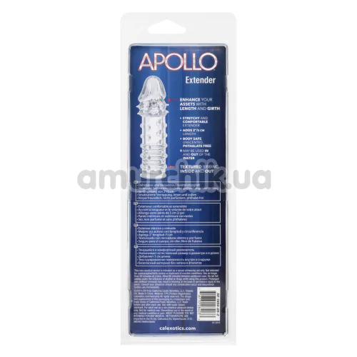 Насадка на пеніс Apollo Extender, прозора