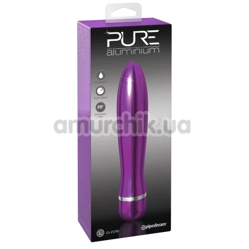 Вибратор Pure Aluminium Large, фиолетовый