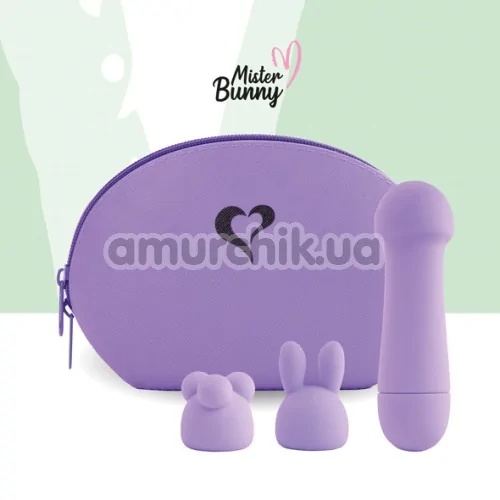 Клиторальный вибратор FeelzToys Mister Bunny, фиолетовый