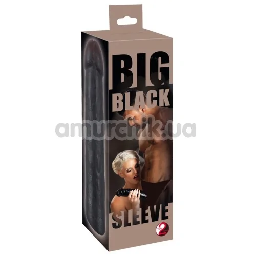 Насадка на пенис Big Black Sleeve, черная