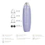 Микродермабразионное устройство для удаления черных точек Geske MicroDermabrasion Blackhead Remover 7 in 1, сиреневое - Фото №4