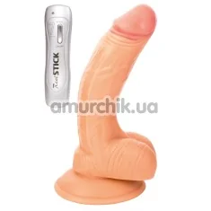 Вібратор Real Stick Nude 5.7, тілесний - Фото №1