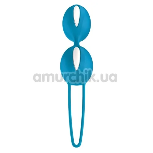 Вагинальные шарики Fun Factory Smartballs Duo, голубые