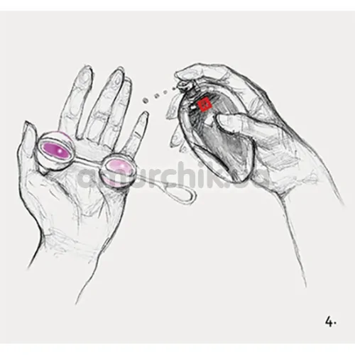 Вагинальные шарики Geisha Balls 2, розовые