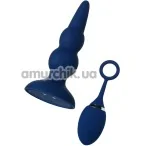 Анальная пробка с вибрацией OPlay Prime Anal Plug 221002, синяя - Фото №1