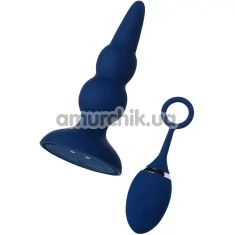 Анальная пробка с вибрацией OPlay Prime Anal Plug 221002, синяя - Фото №1