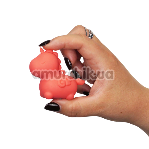 Вібратор-брелок Unihorn Mini Peachy Pony, помаранчевий