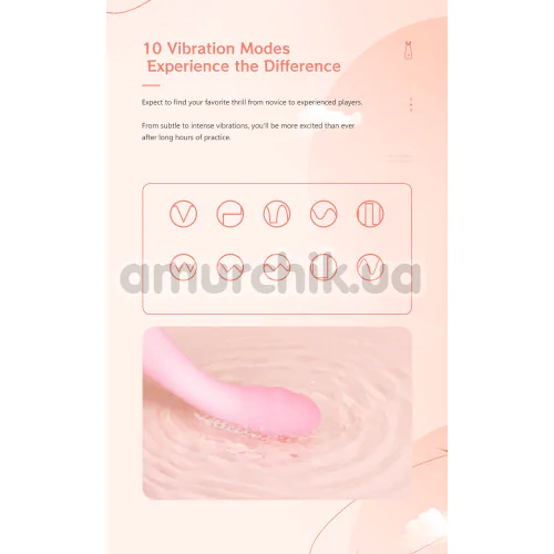 Вібратор для точки G BeYourLover Cloud IPO, рожевий