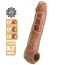 Насадка на пеніс Pretty Love Silas, світло-коричнева - Фото №10