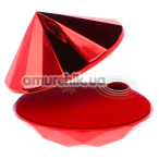 Симулятор орального секса для женщин Toy Joy Ruby Red Diamond, красный - Фото №1