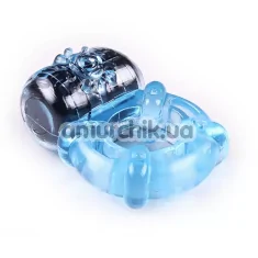 Виброкольцо Brazzers RC011F, голубое - Фото №1