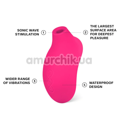 Симулятор орального секса для женщин Lelo Sona Cerise 2 (Лело Сона Церис 2), розовый