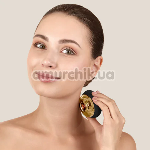 Ультразвуковой массажер для лица и тела Geske Sonic Cool & Warm Face and Body Massager 9 in 1, серый