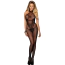 Комбинезон Star Night Open Shoulders Fishnet Bodystocking, черный - Фото №1