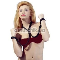 Фиксаторы для рук Fetish Collection Submission Hals-Handfessel, черные - Фото №1