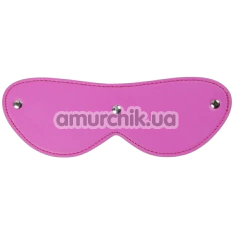 Маска на глаза DS Fetish Blindfold, темно-розовая - Фото №1