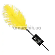 Перышко для ласк Art of Sex Feather Tickler, желтое - Фото №1