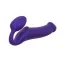 Безременевий страпон Strap-On-Me Silicone Bendable Strap-On XL, фіолетовий - Фото №2