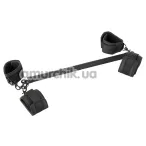 Фиксаторы для рук и ног Fetish Collection Spreader Bar With Cuffs, черные - Фото №1