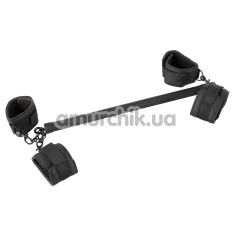 Фиксаторы для рук и ног Fetish Collection Spreader Bar With Cuffs, черные - Фото №1