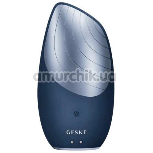 Ультразвукова щітка для обличчя Geske Sonic Thermo Facial Brush 6 in 1, синя