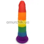 Фалоімітатор Pride Dildo, райдужний - Фото №1