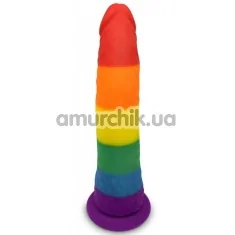 Фалоімітатор Pride Dildo, райдужний - Фото №1