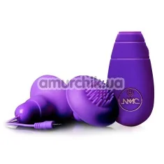 Вакуумные стимуляторы с вибрацией для сосков и клитора Double Silicone Nipple And Clit Teasers - Фото №1