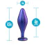 Анальная пробка Anal Adventures Matrix Wavy Bling Plug, фиолетовая - Фото №3