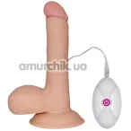 Вибратор Lovetoy The Ultra Soft Dude 7.5, телесный - Фото №1