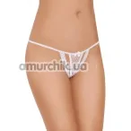 Трусики-стринги женские G-string белые (модель 2428) - Фото №1