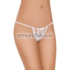 Трусики-стринги женские G-string белые (модель 2428) - Фото №1