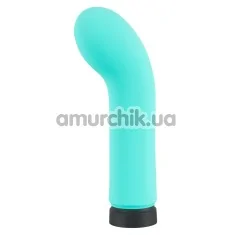 Вибратор для точки G Power Vibe Collection Curvy, бирюзовый - Фото №1