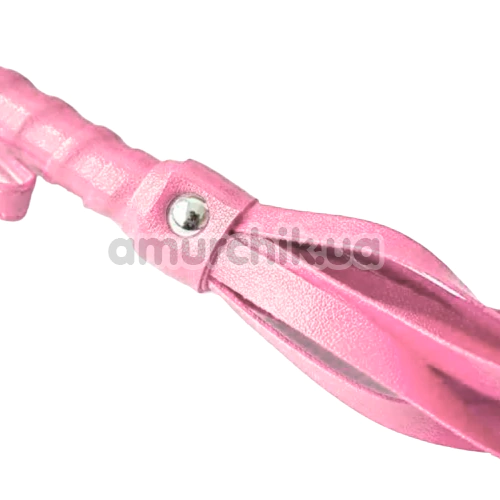 Флогер DS Fetish Mini Flogger, рожевий