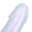 Фалоімітатор Small Glitter Dildo, біло-фіолетовий - Фото №7